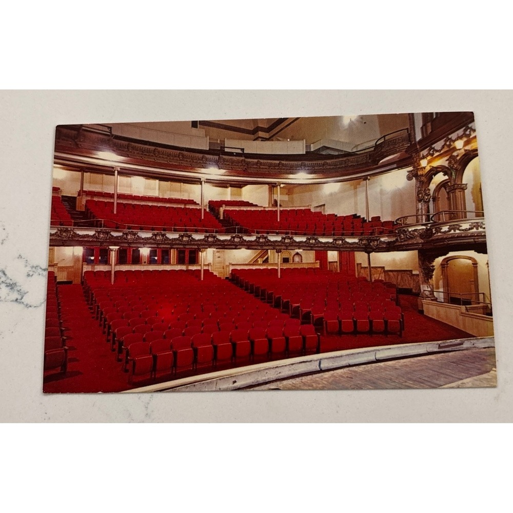 Vintage Mishler Theatre Altoona PA Postcard Dexter‎ Press Interior View 48753-C